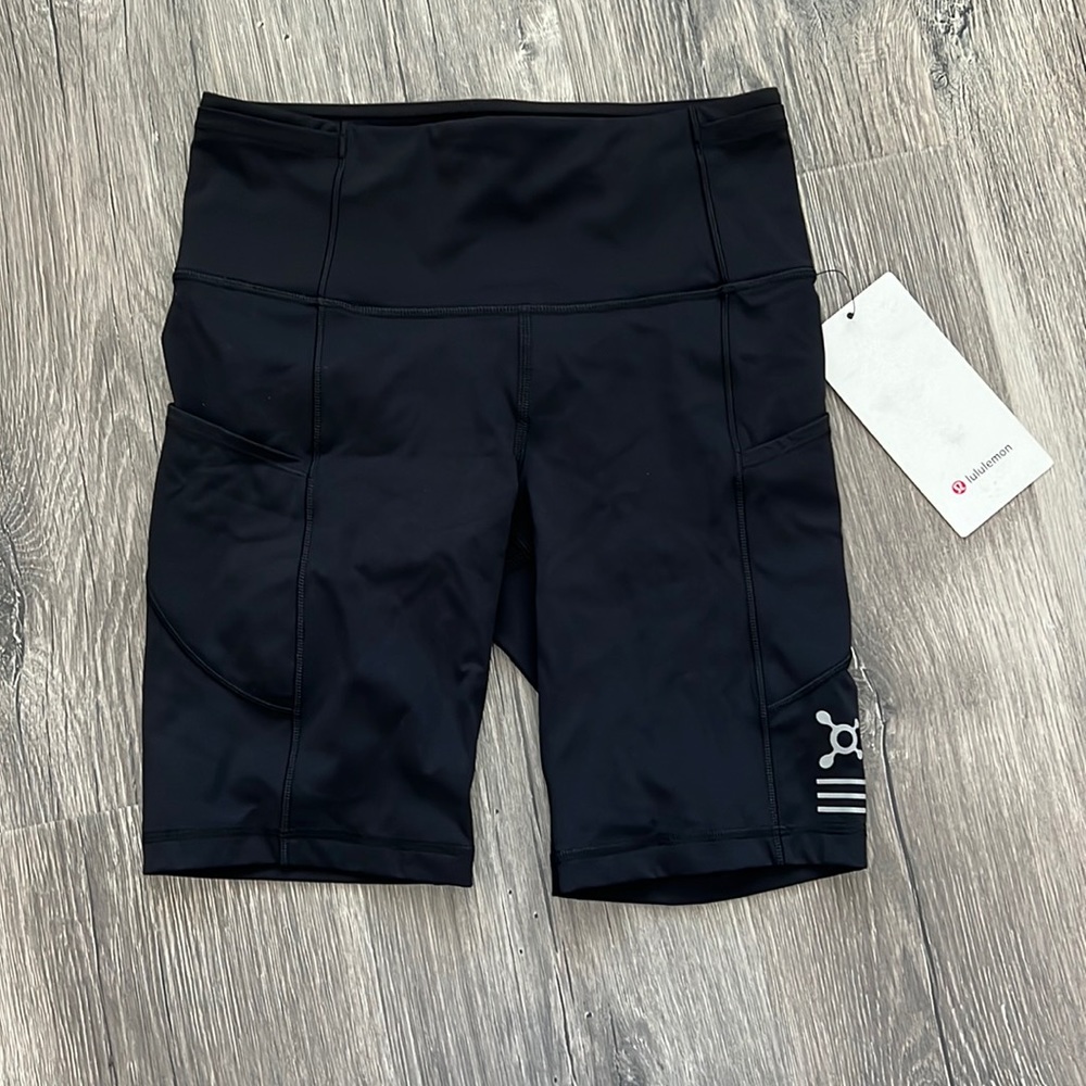 Orangetheory Lululemon biker shorts